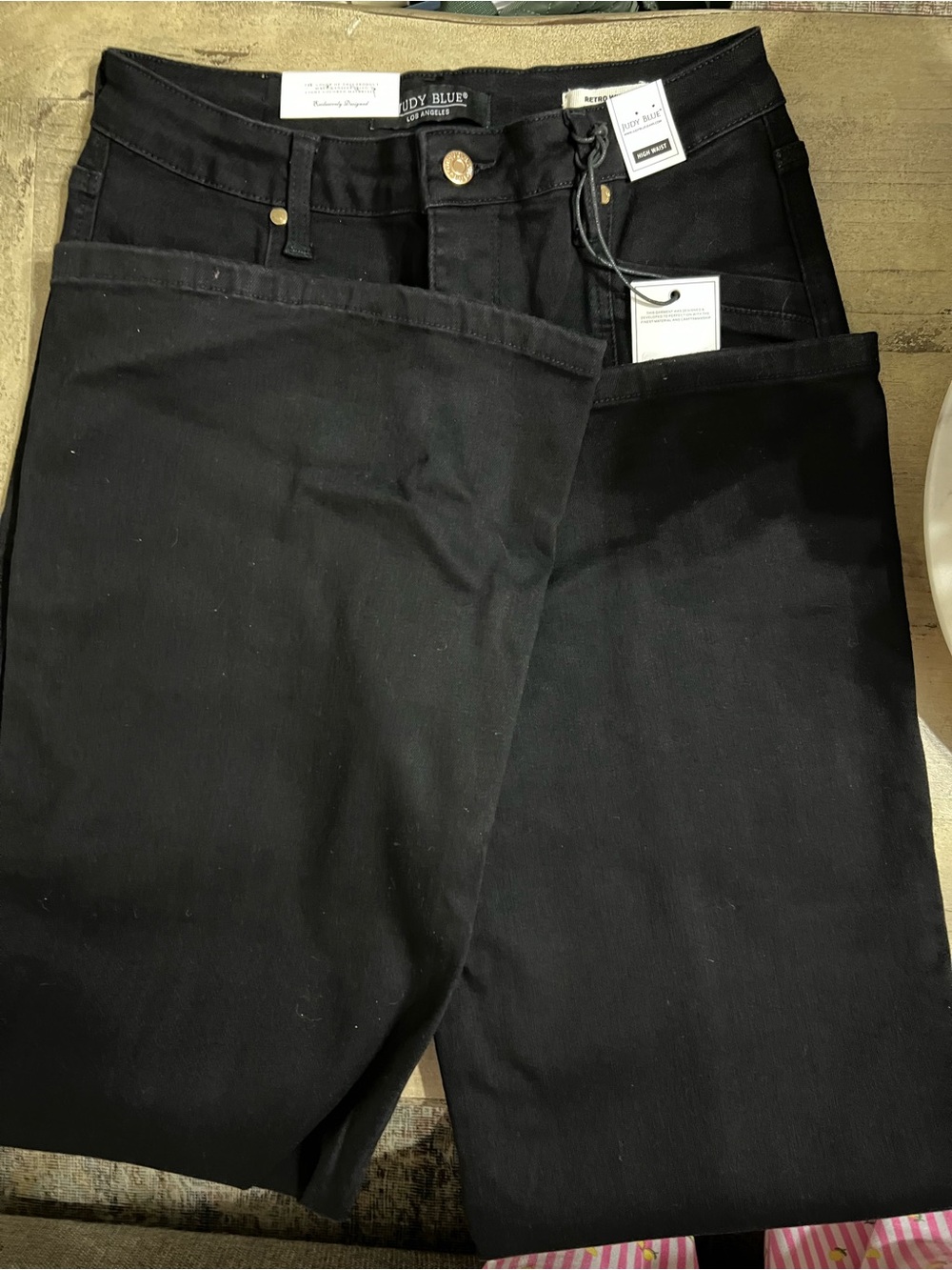 NWT Judy Blue high rise retro wide leg jeans. Size 9/29 - Picture 8 of 10